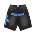Supreme Mitchell & Ness Washington Bullets Baggy Denim Short Black