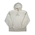 Supreme Cross Box Logo Hooded Sweatshirt Natural [USED] - L (Used)