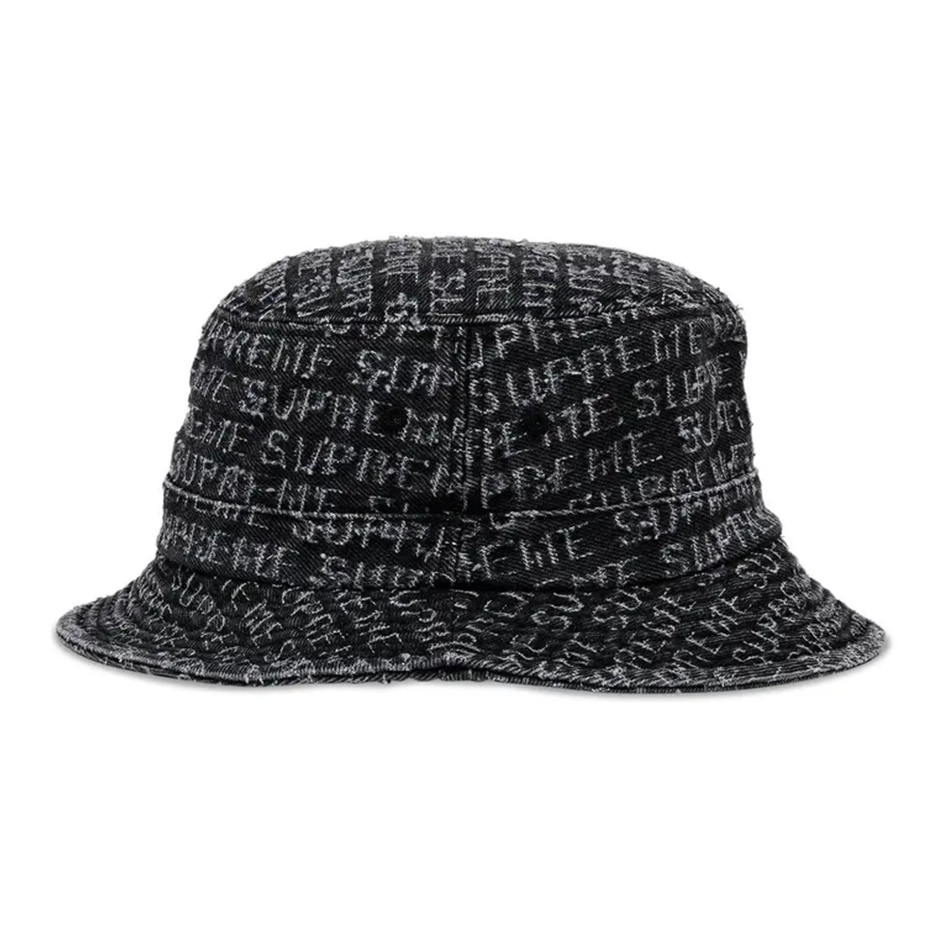 Supreme Needle Punch Denim Crusher Black