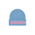 Supreme New Era Old English Beanie Light Blue