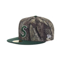 Supreme New Era Reaper S Logo 59Fifty Fitted Hat Woodland Camo