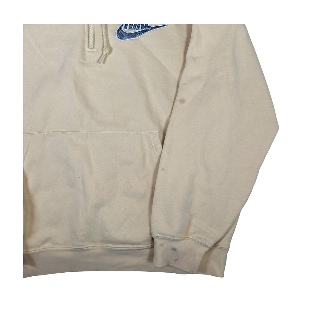 Supreme Nike Half Zip Hooded Sweatshirt Pale Yellow [USED] - L (Used)