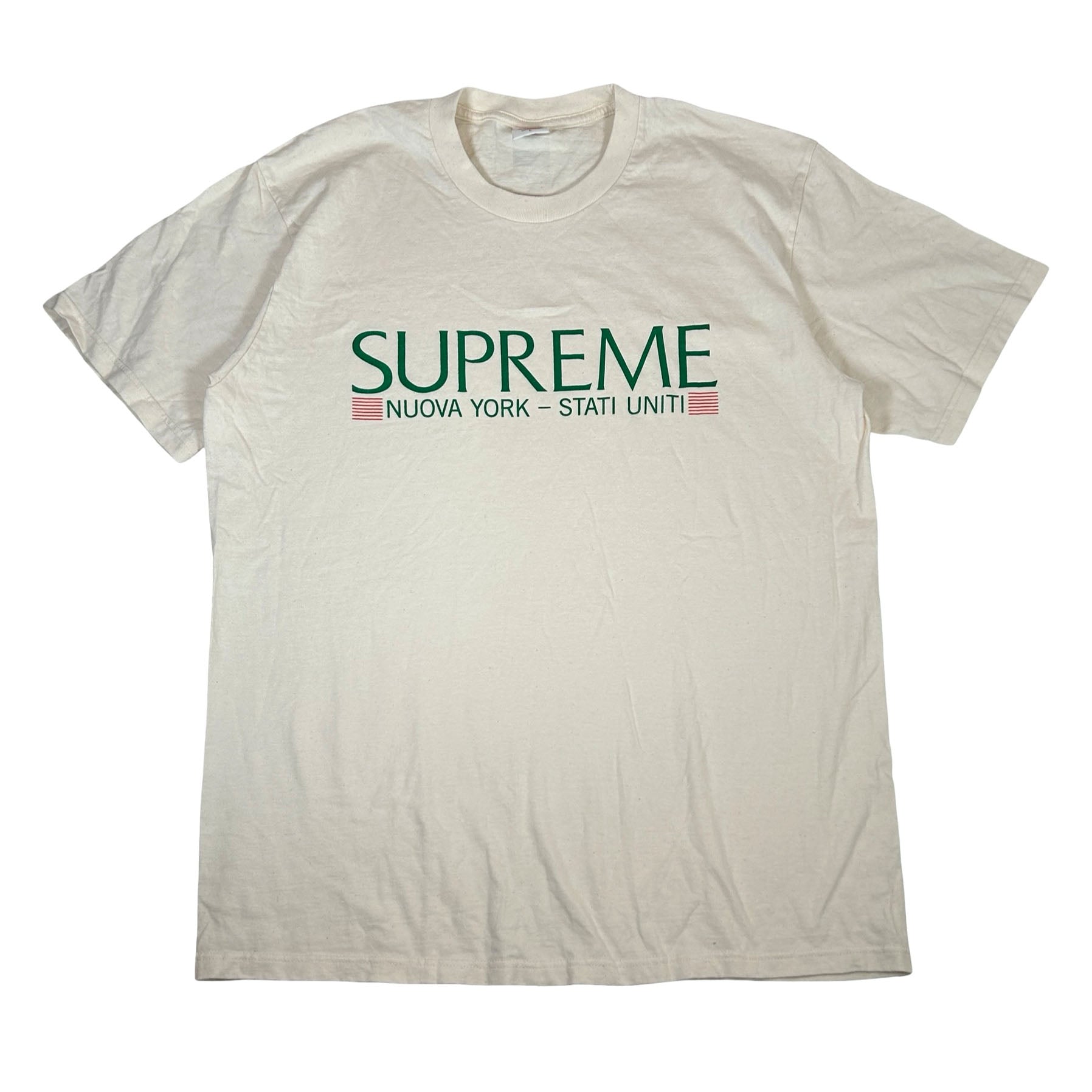 Supreme Nuova York Tee Natural [USED] - L (Used)