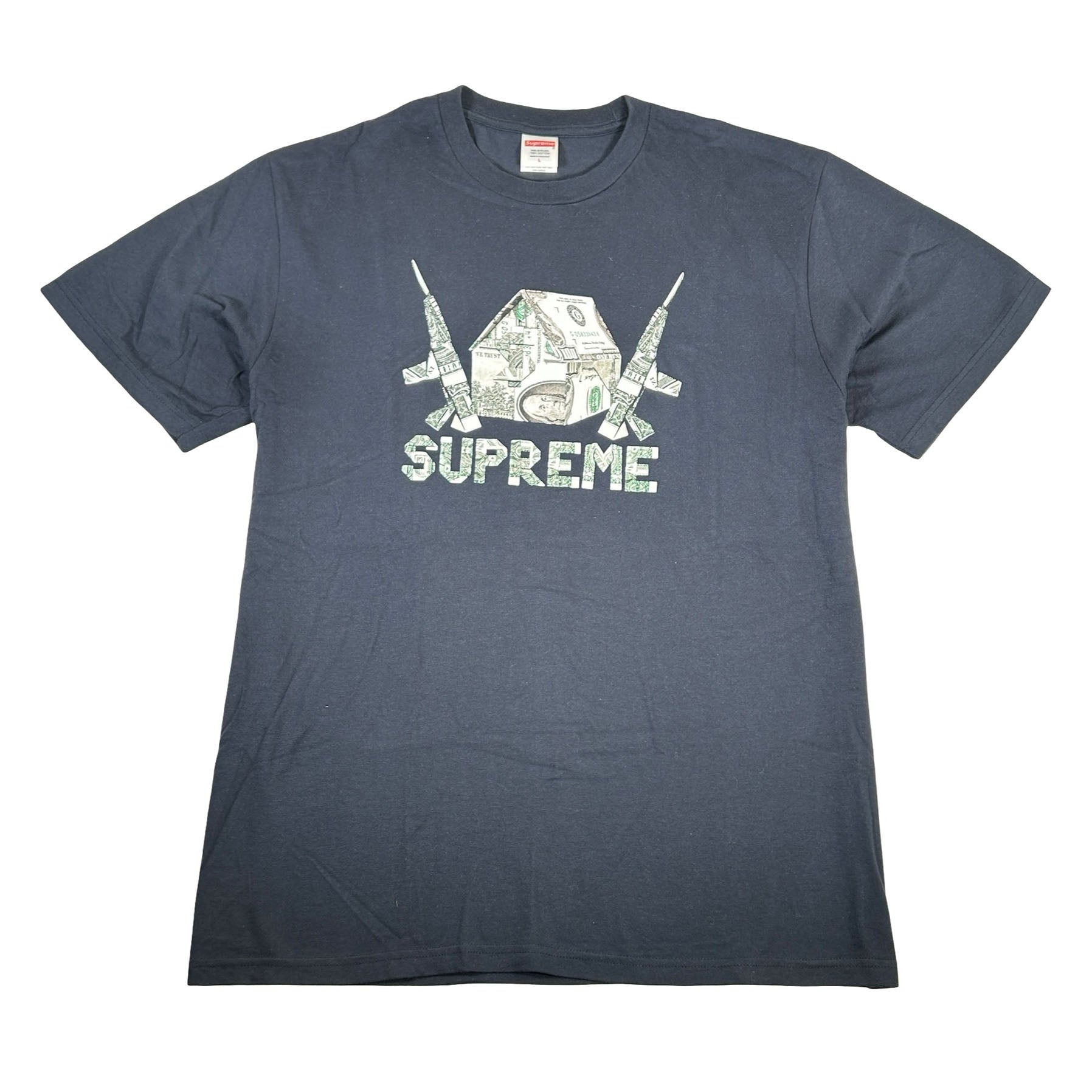 Supreme Origami Tee Navy [USED] - L (Used)
