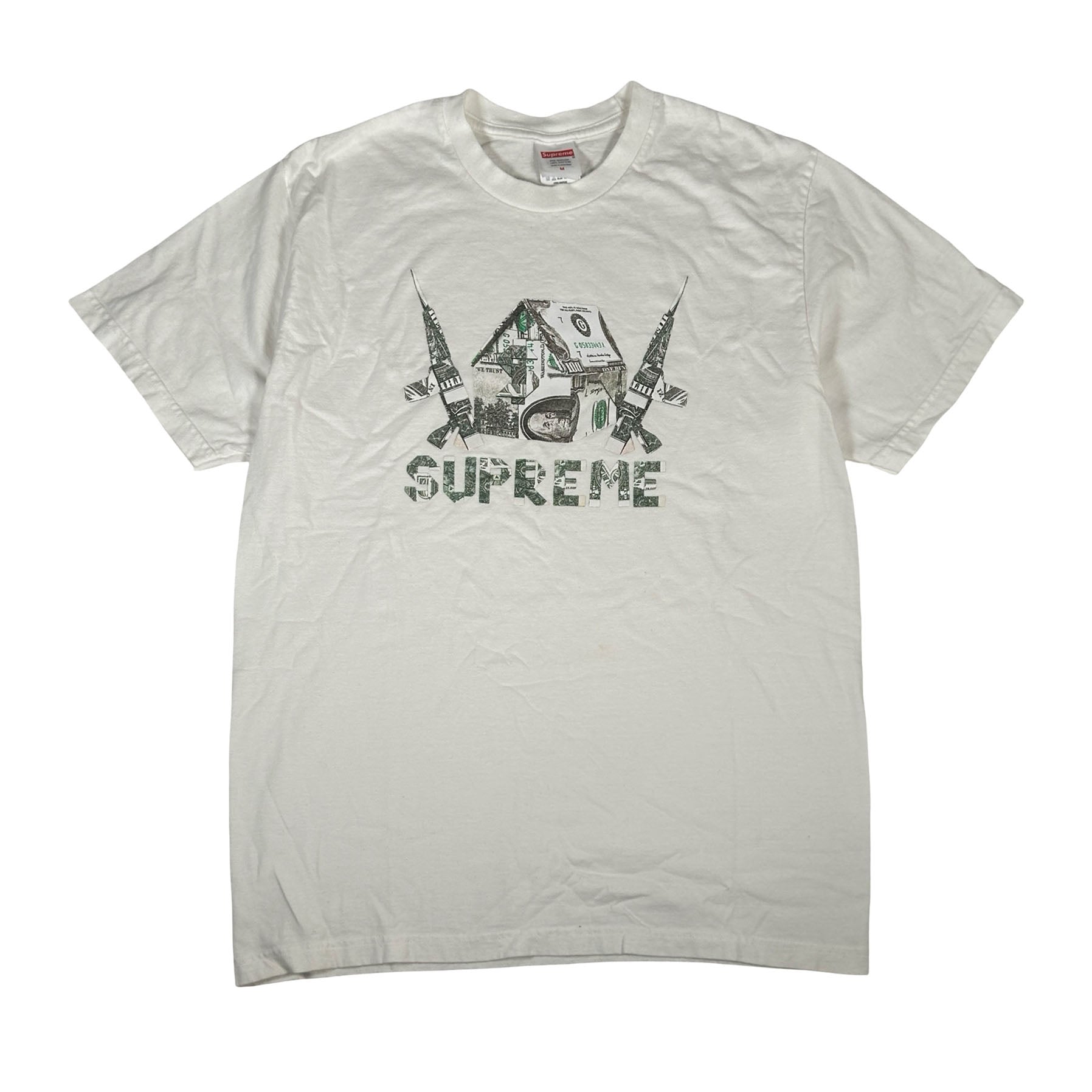Supreme Origami Tee White [USED] - M (Used)