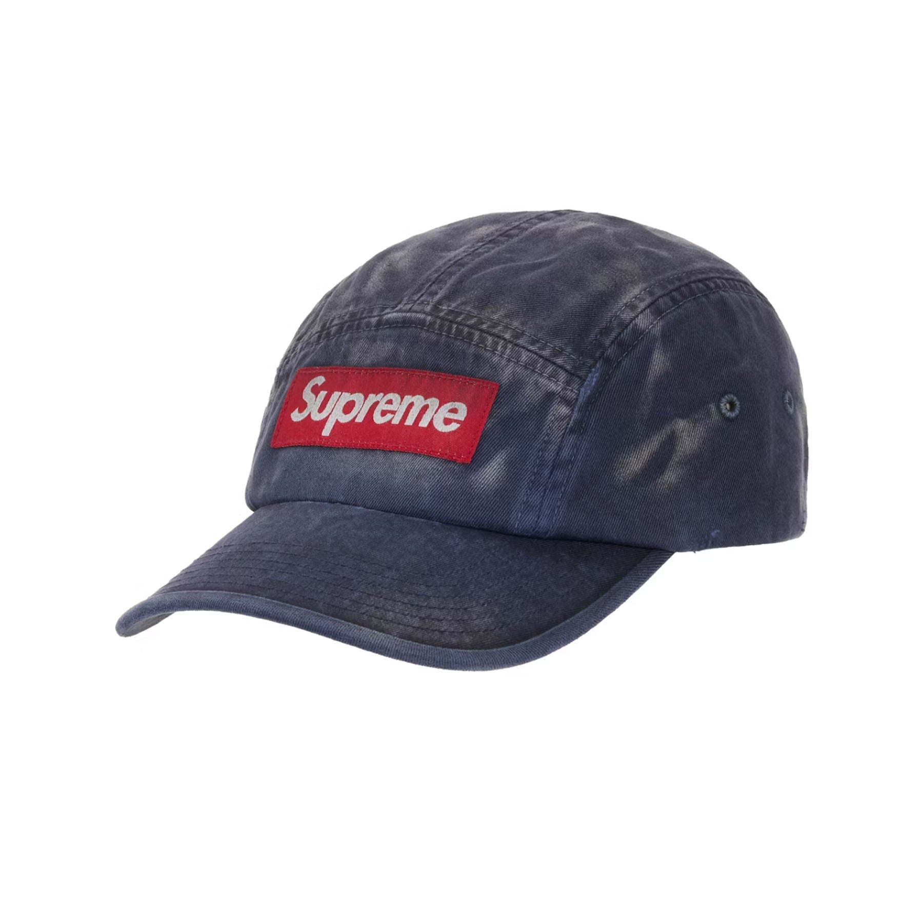 Supreme Overdyed Camp Cap (FW26) Navy