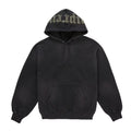 Supreme Overdyed Studded Hooded Sweatshirt Black