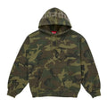 Supreme Overdyed Studded Hooded Sweatshirt Woodland Camo