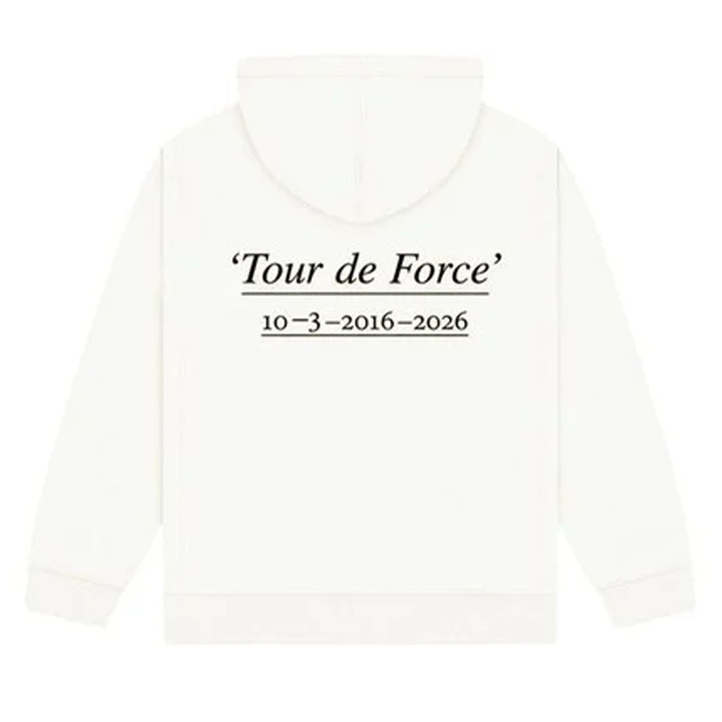 Supreme Paris Anniversary Box Logo Hoodie White