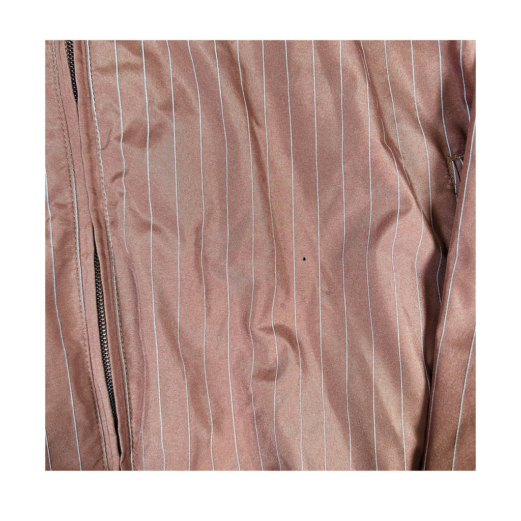 Supreme Reflective Pinstripe Track Jacket Brown [USED] - M (Used)