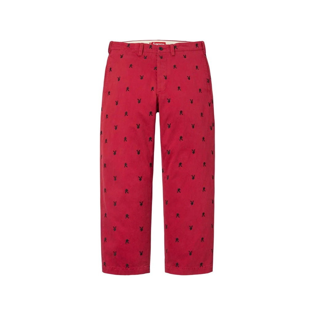 Supreme Chino Pant (SS26) Red Playboy