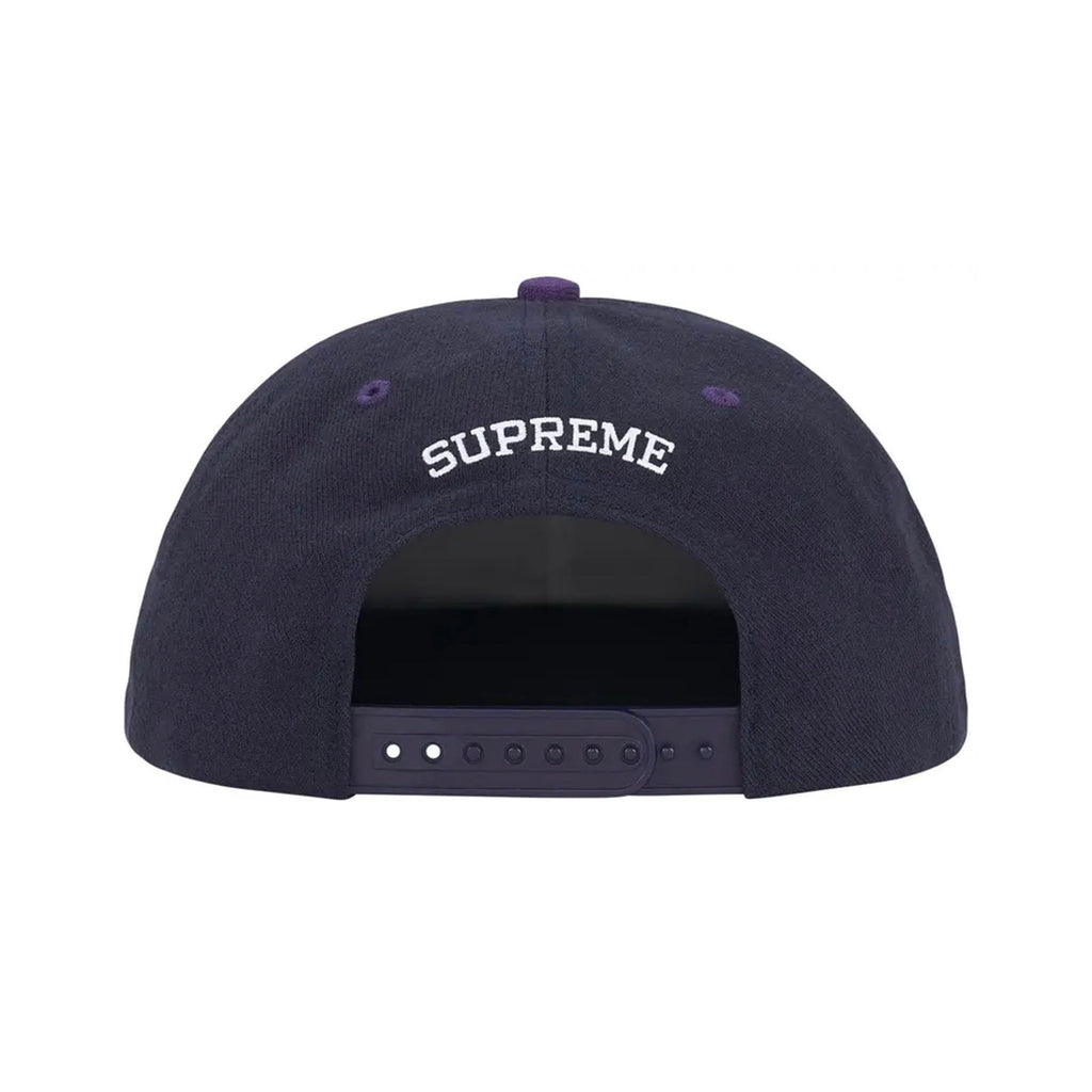 Supreme Pledge Allegiance 6-Panel Cap (FW25) Navy