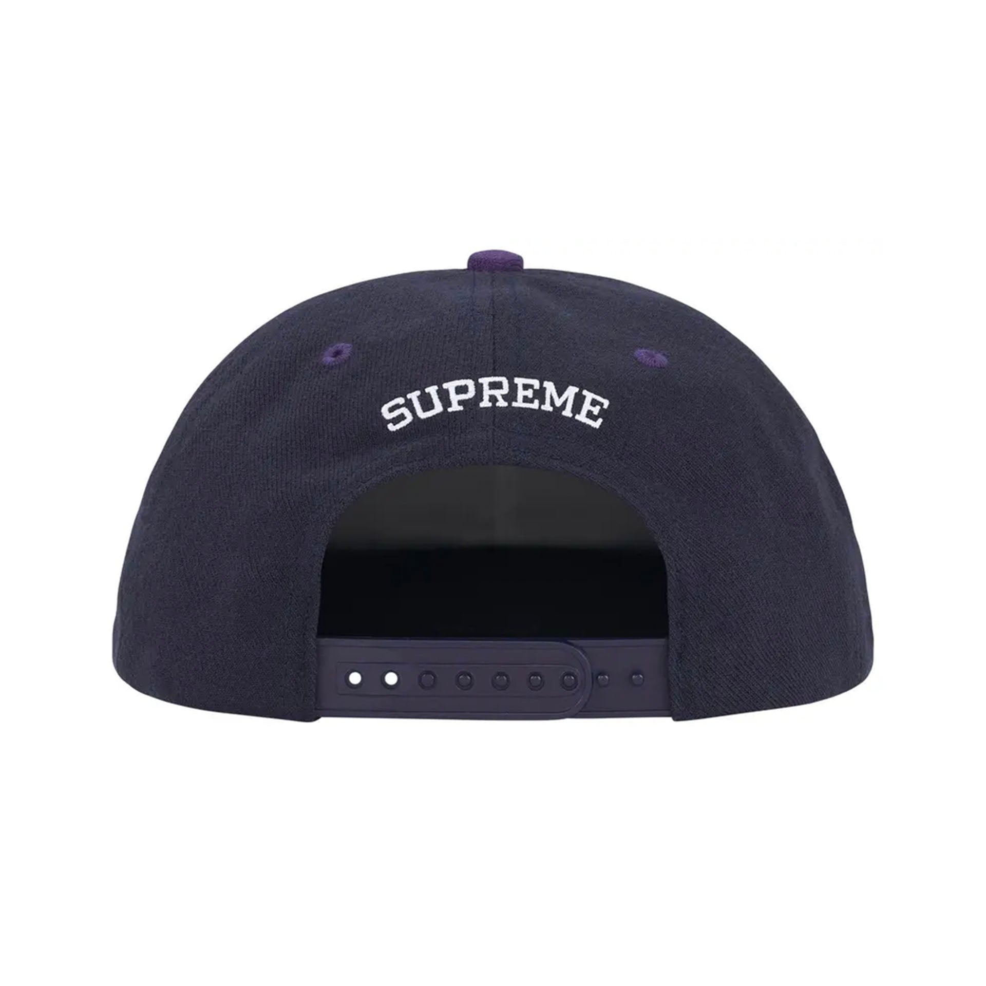 Supreme Pledge Allegiance 6-Panel Cap (FW25) Navy