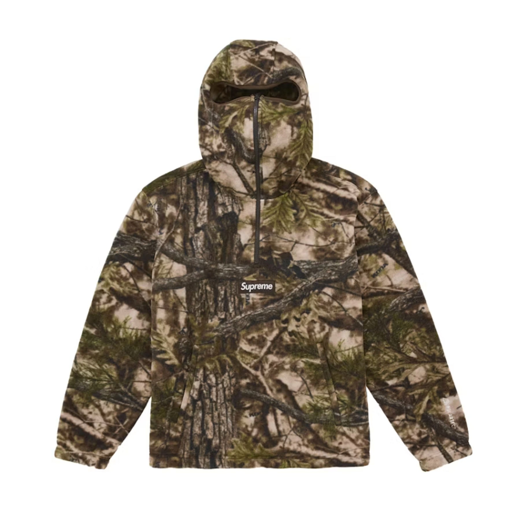 Supreme Polartec Face Mask Half Zip Hooded Sweatshirt Realtree AP Camo [USED] - XXL (Used)