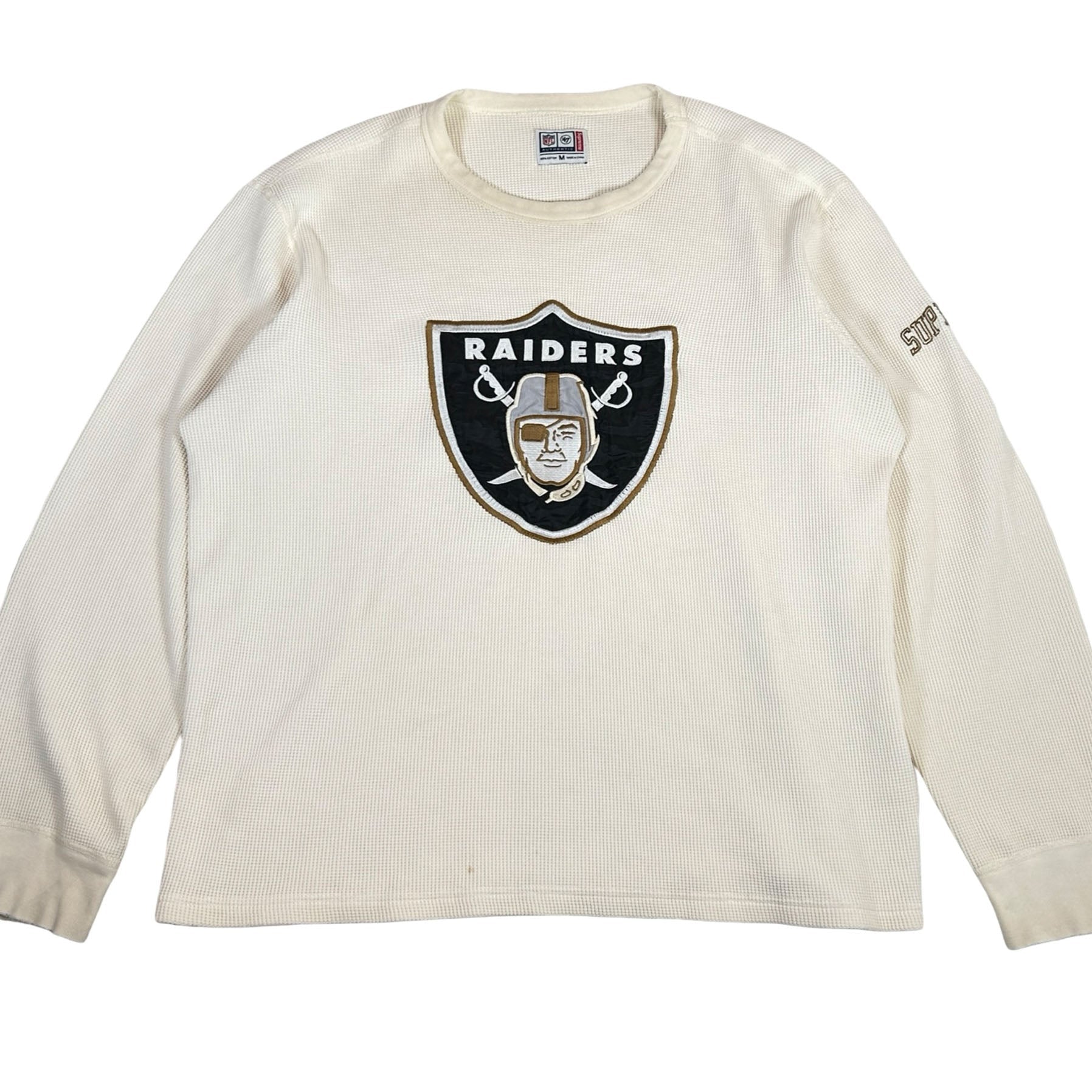 Supreme NFL x Raiders x '47 Thermal Natural [USED] - M (Used)