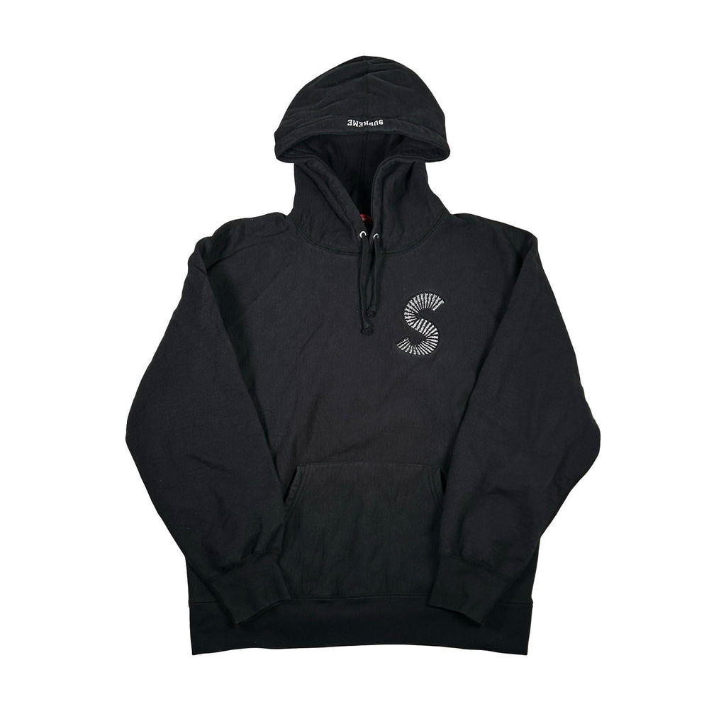 Supreme S Logo Hooded Sweatshirt (FW20) Black [USED] - L (Used2)
