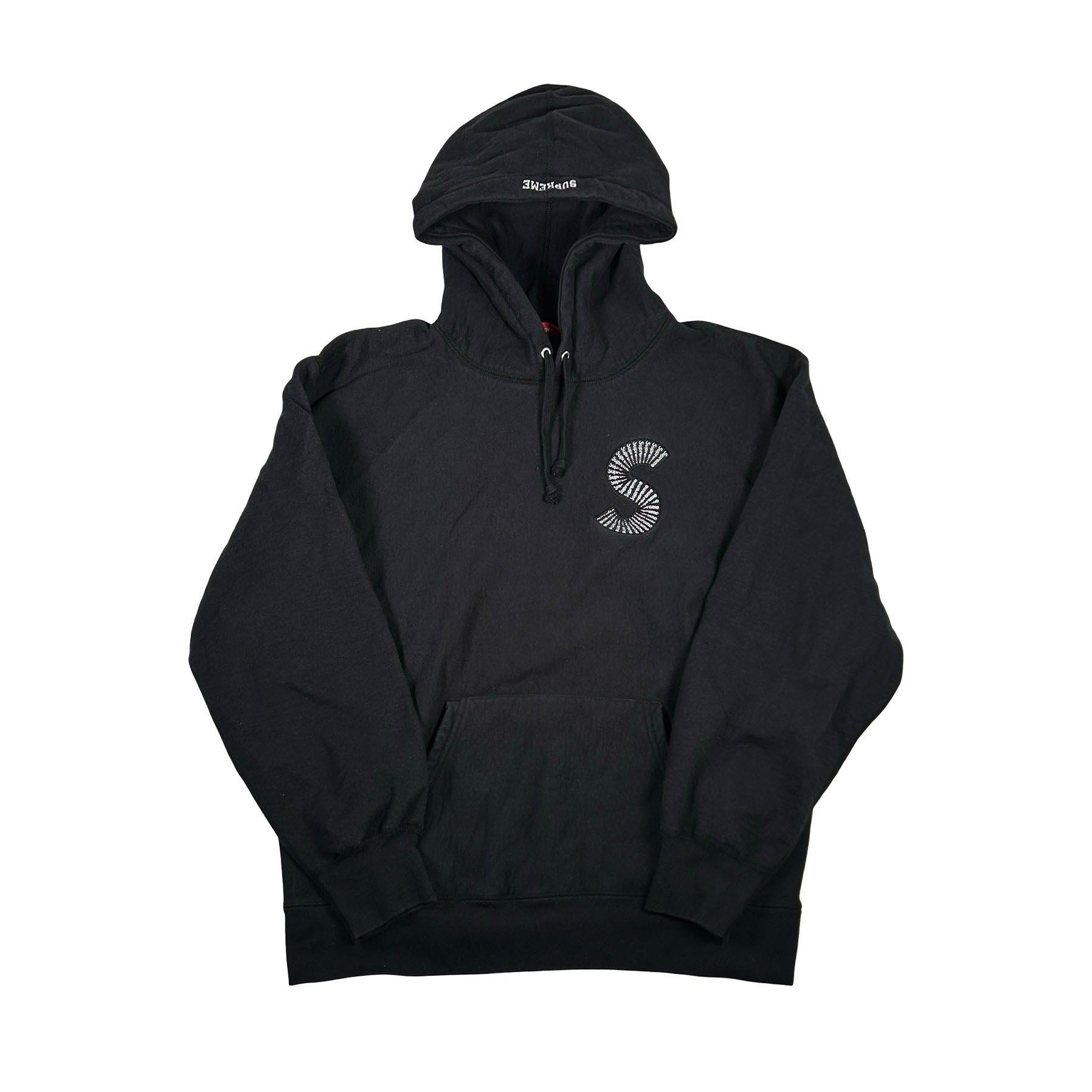 Supreme S Logo Hooded Sweatshirt (FW20) Black [USED] - L (Used2)