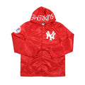 Supreme Yankees Satin Hooded Jacket Red [USED] - M (Used)
