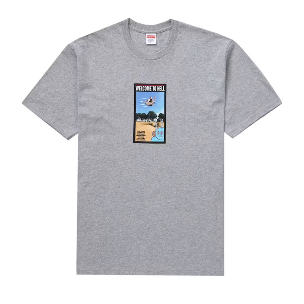 Supreme Toy Machine Welcome To Hell Tee Heather Grey