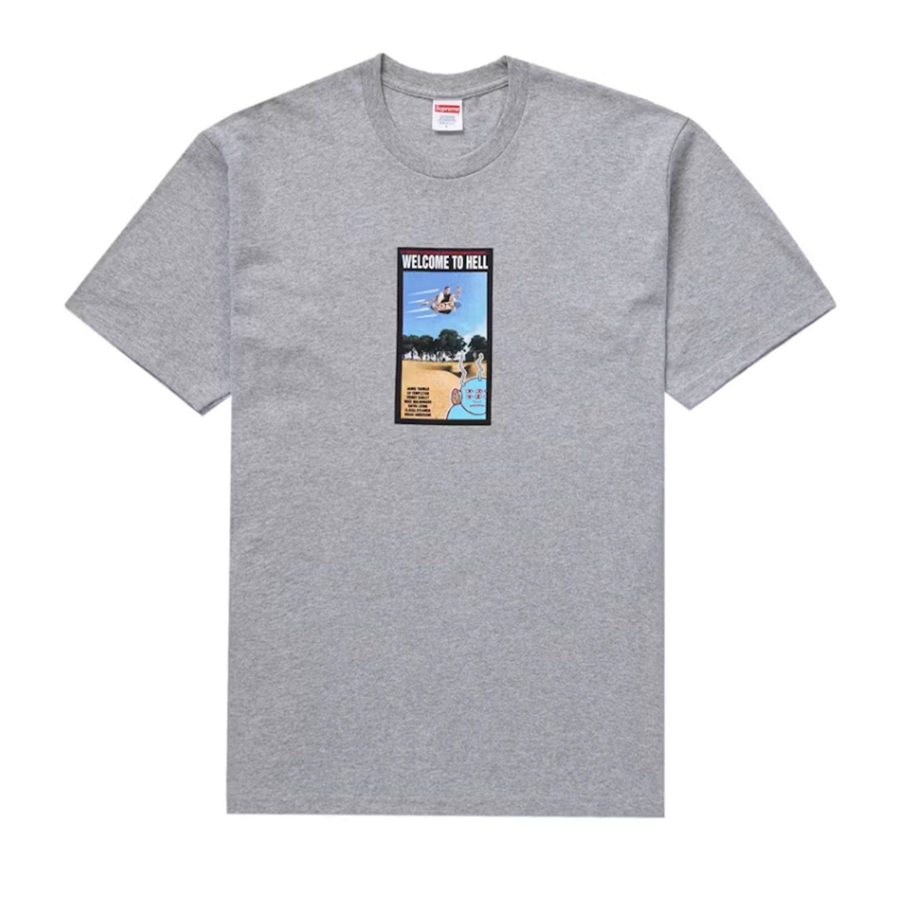Supreme Toy Machine Welcome To Hell Tee Heather Grey