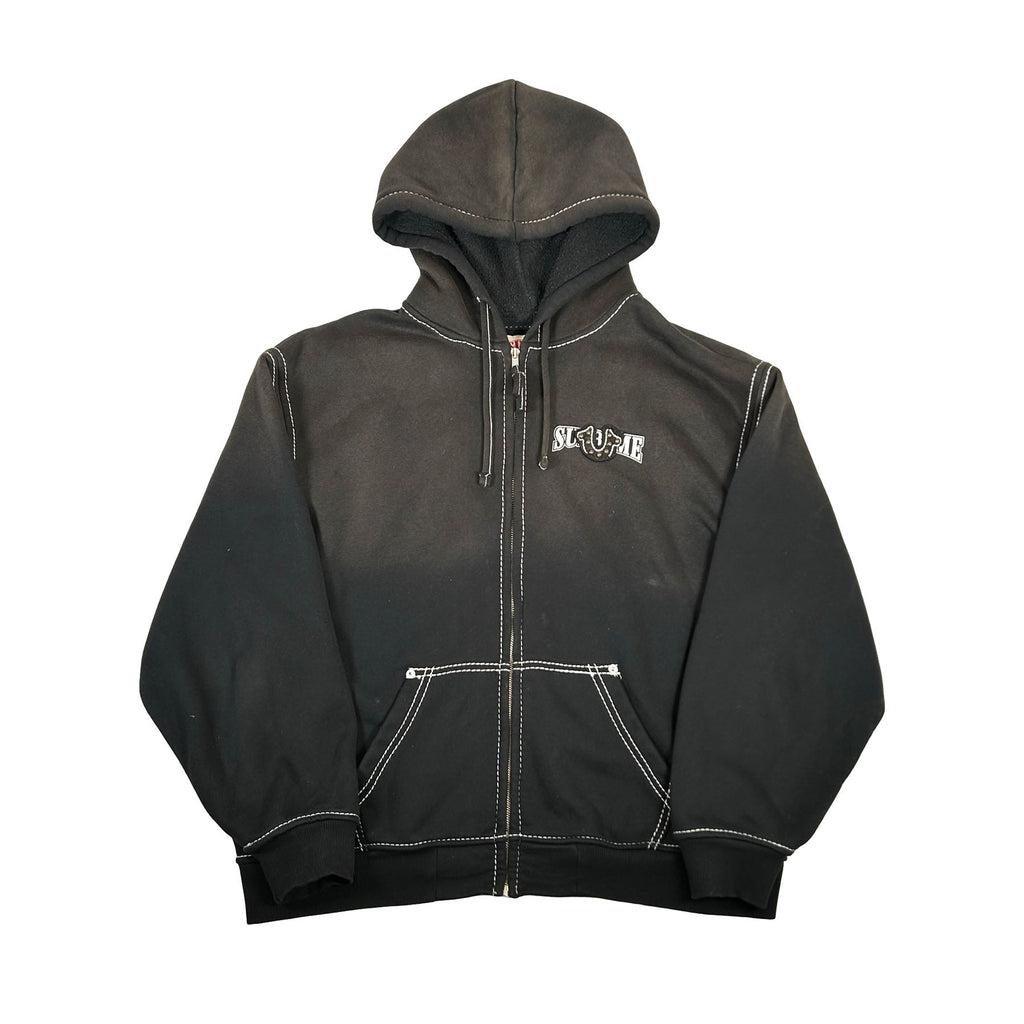 Supreme True Religion Zip Up Hooded Sweatshirt (FW25) Black [USED] - L (Used)