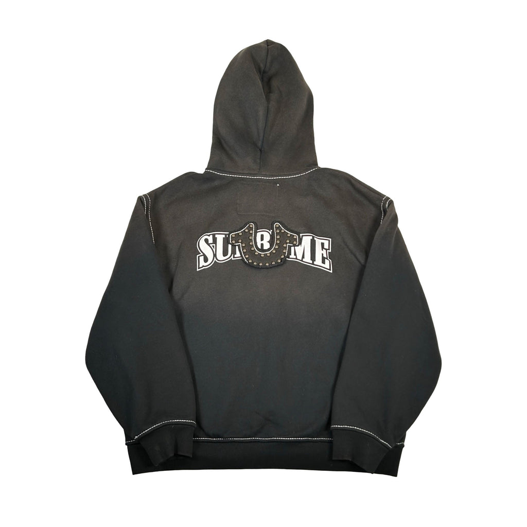 Supreme True Religion Zip Up Hooded Sweatshirt (FW25) Black [USED] - L (Used)