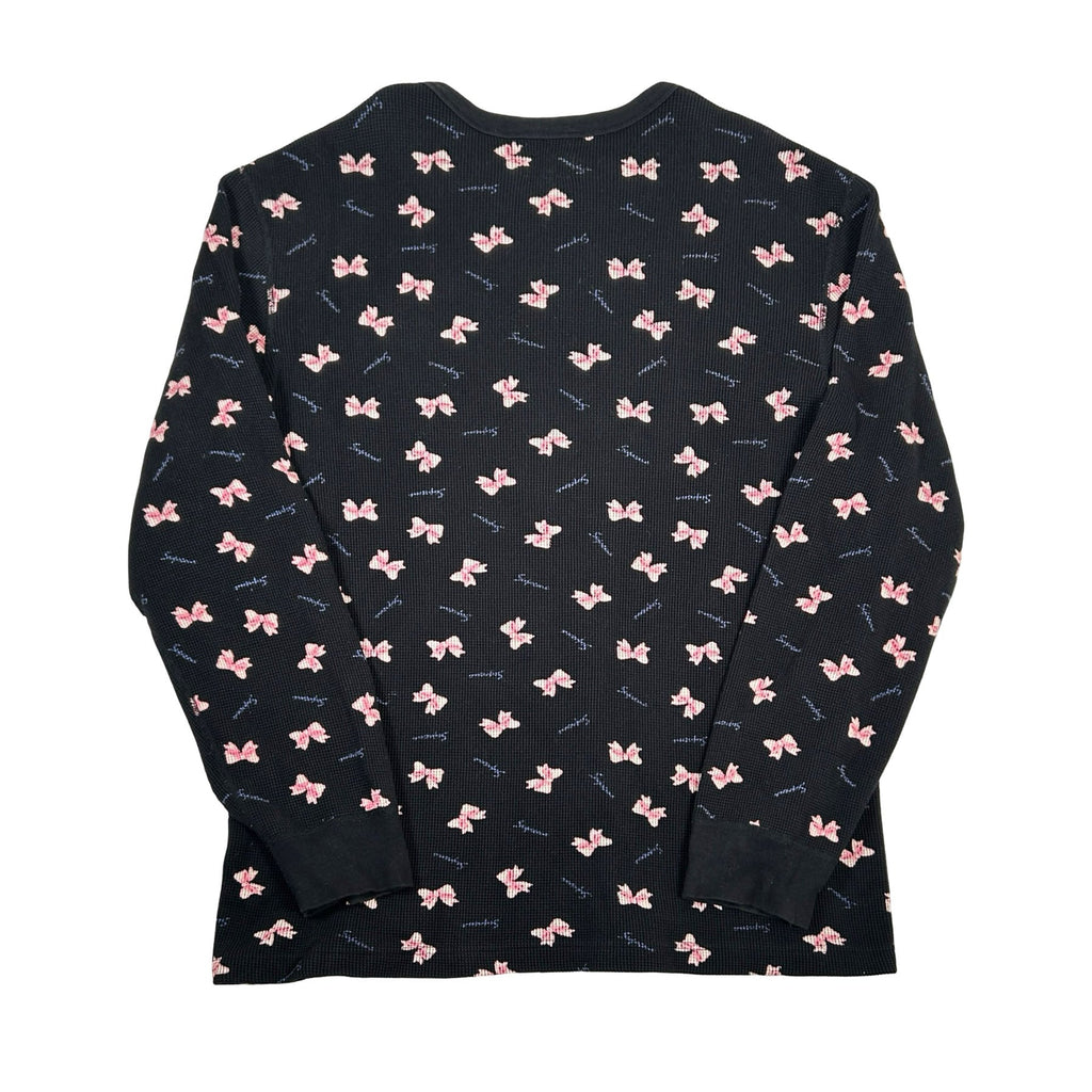 Supreme Bow Waffle Thermal Black [Used] - L (Used)