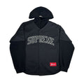 Supreme Chicago White Sox Hooded Baseball Jersey Black [USED] - S (Used)
