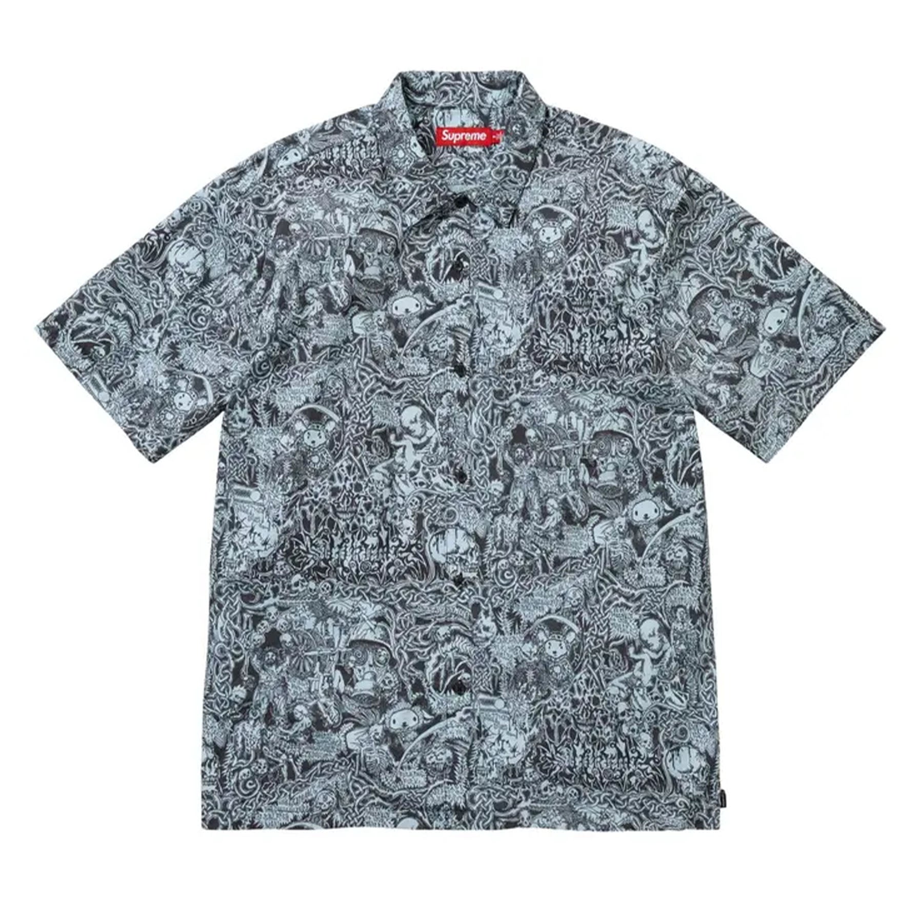 Supreme Wombat S/S Shirt Blue