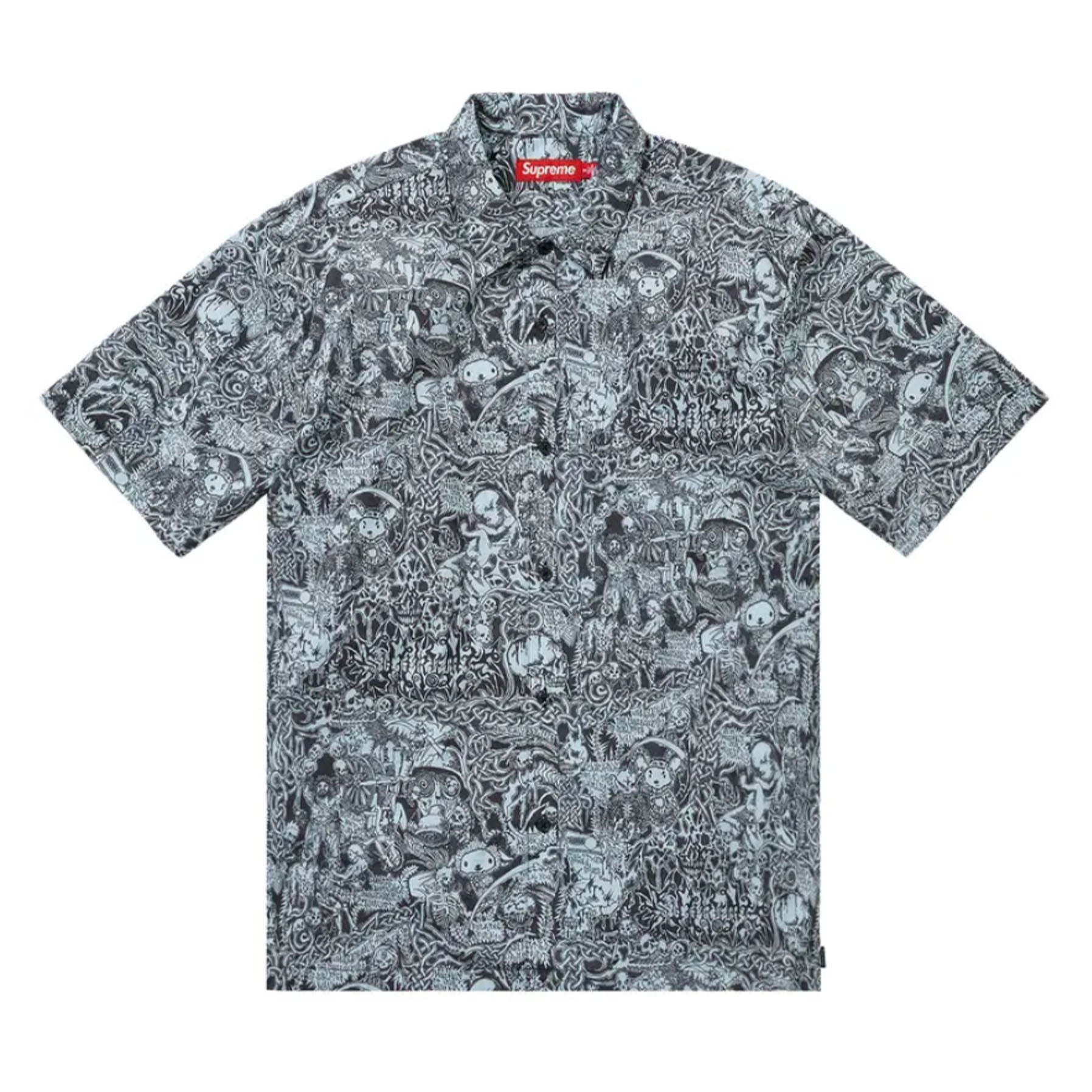 Supreme Wombat Short-Sleeve Shirt 'Blue'