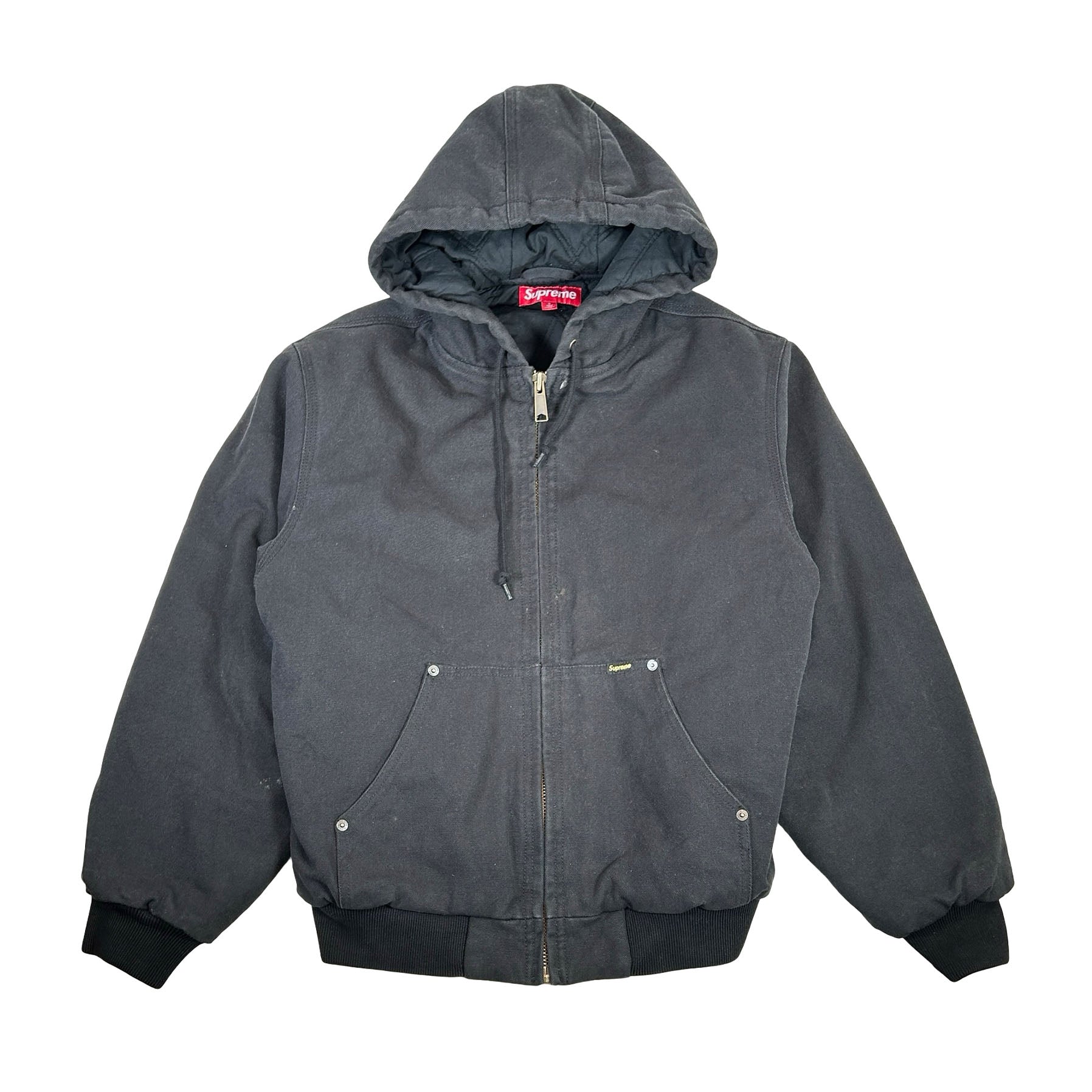 Supreme The Misfits Hooded Work Jacket Black [USED] - S (Used)
