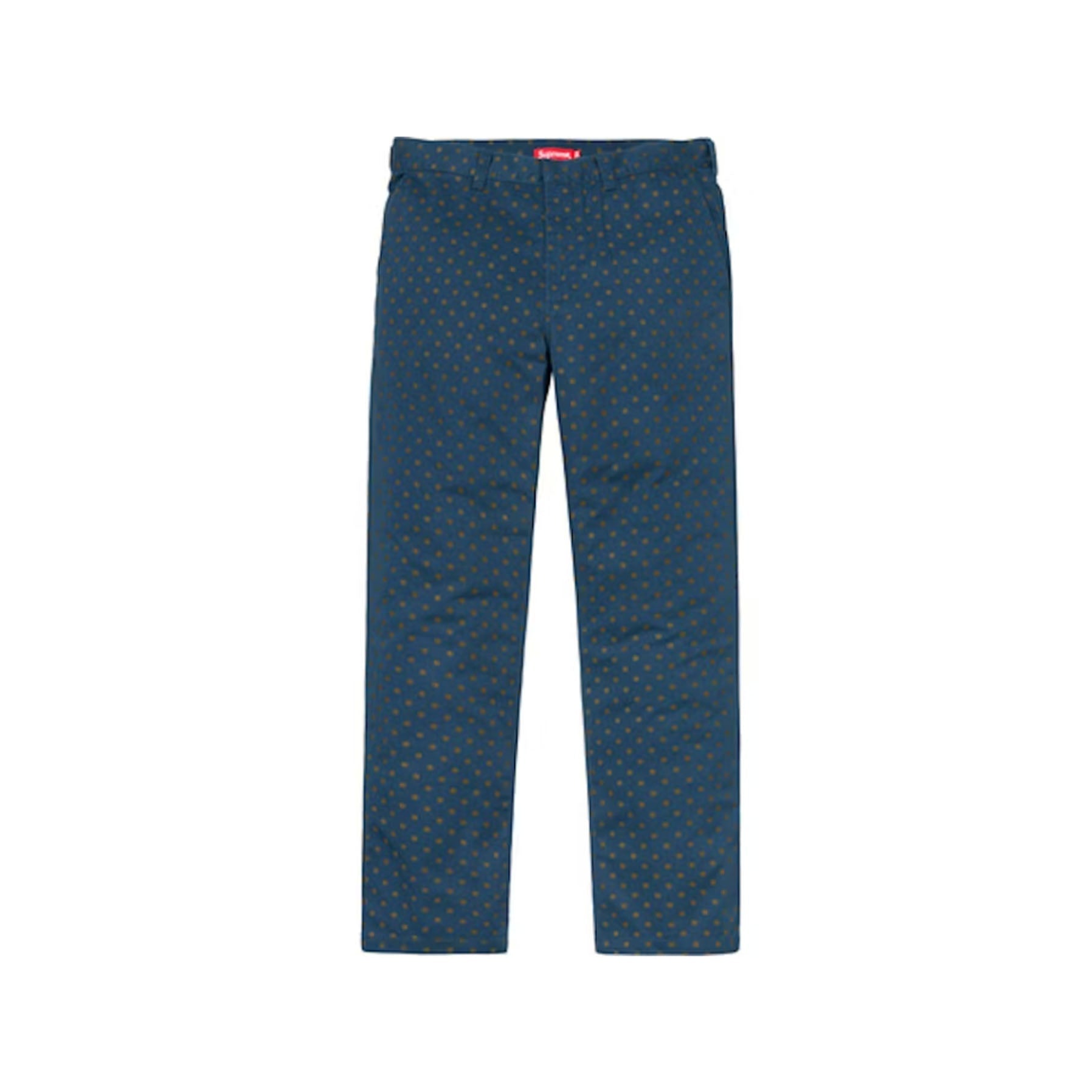 Supreme Work Pant (FW18) Light Navy Polka Dot