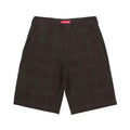 Supreme Work Short (SS26) Black Plaid