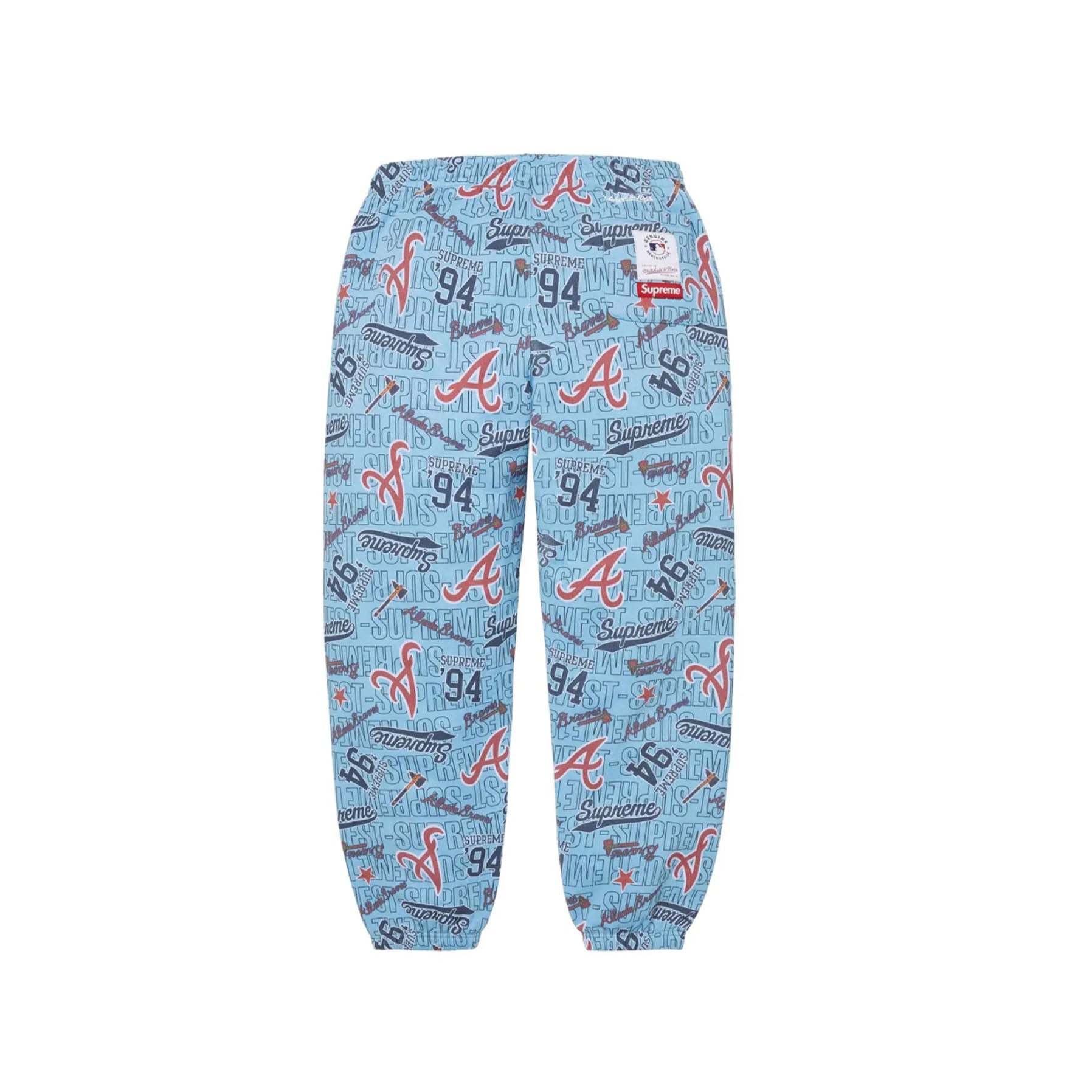 Supreme Mitchell & Ness Teams Sweatpant Blue