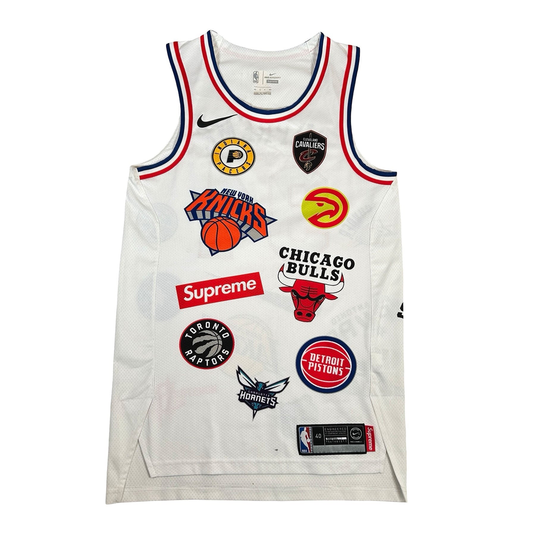 Supreme Nike/NBA Teams Authentic Jersey White [USED] - S (Used)