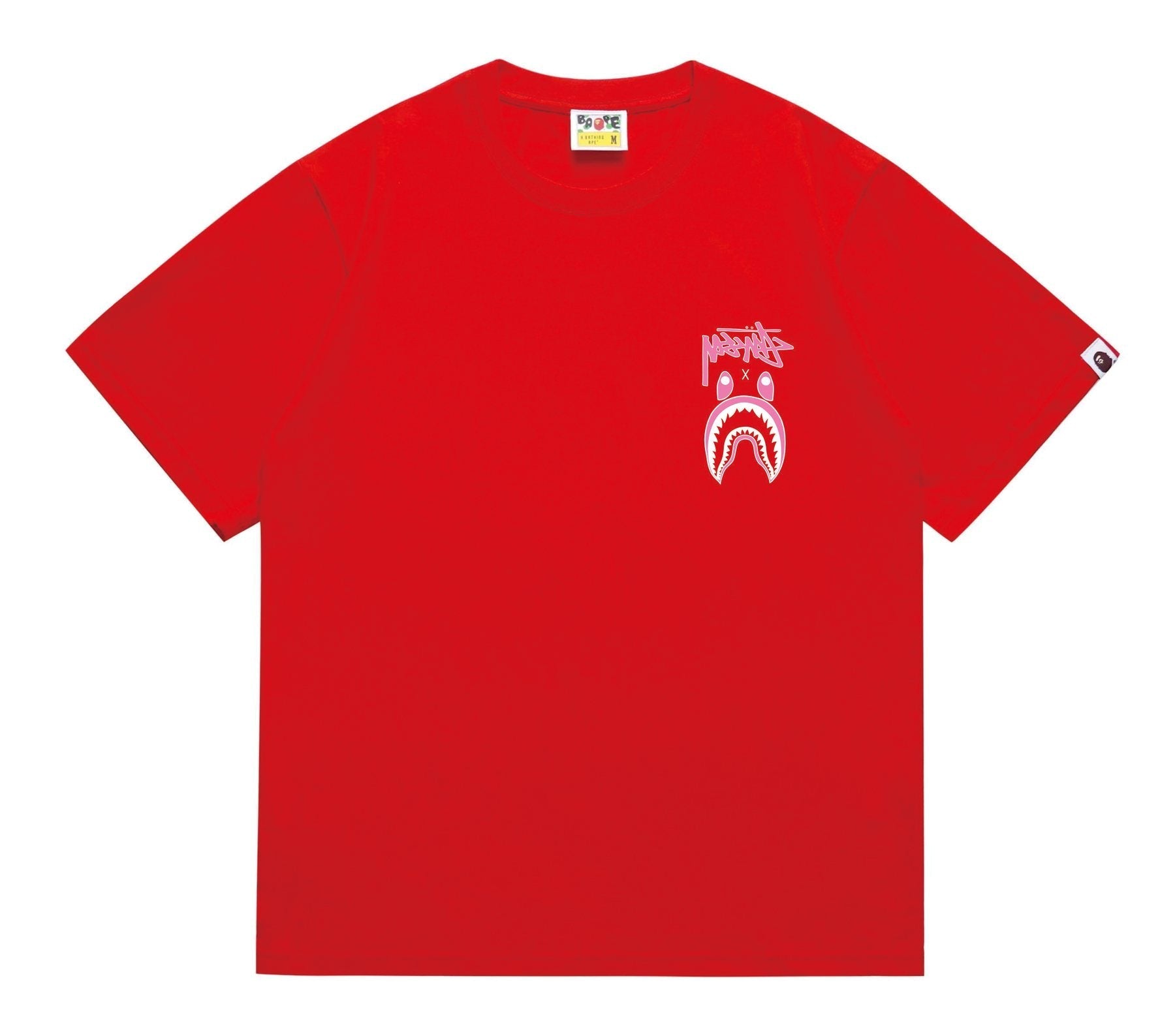 BAPE Tonal Shark Wordmark Graphic T-Shirt — front