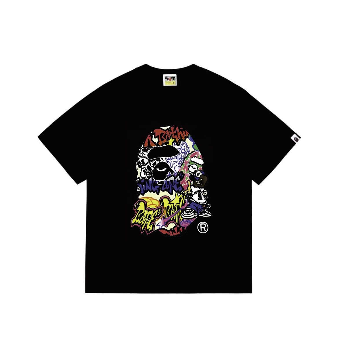 BAPE Skull Graphic Short-Sleeve T-Shirt — front