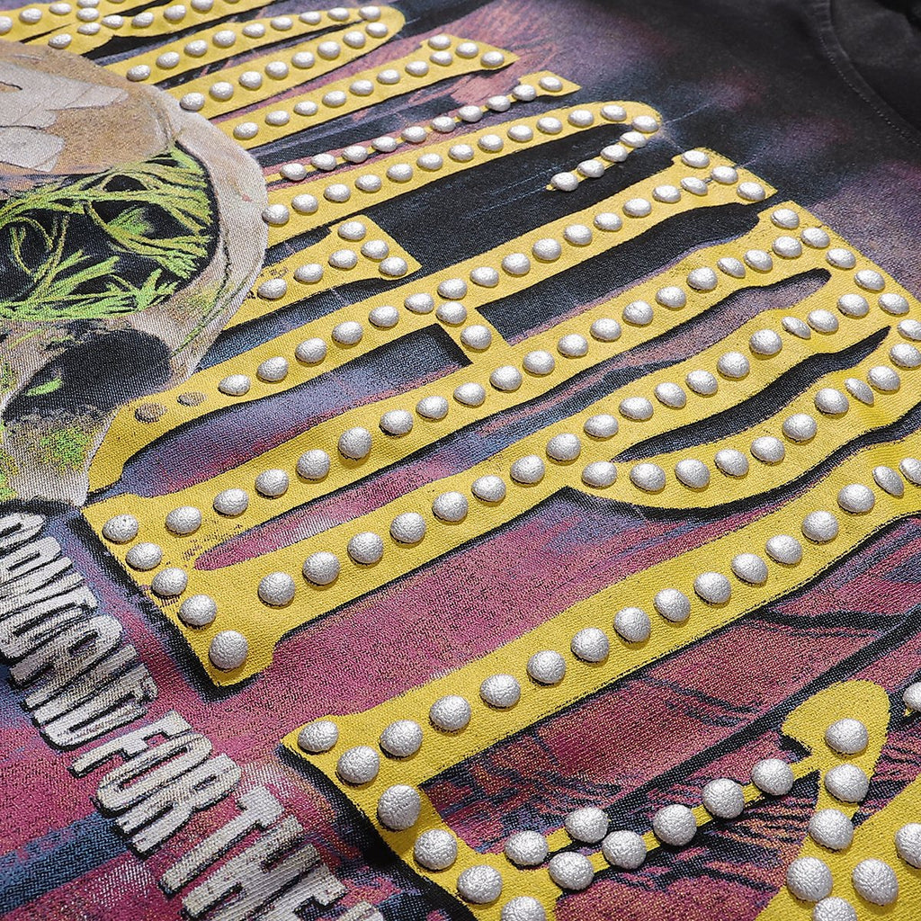 Rough Play Slime Skull Graphic Long-Sleeve T-Shirt — detail