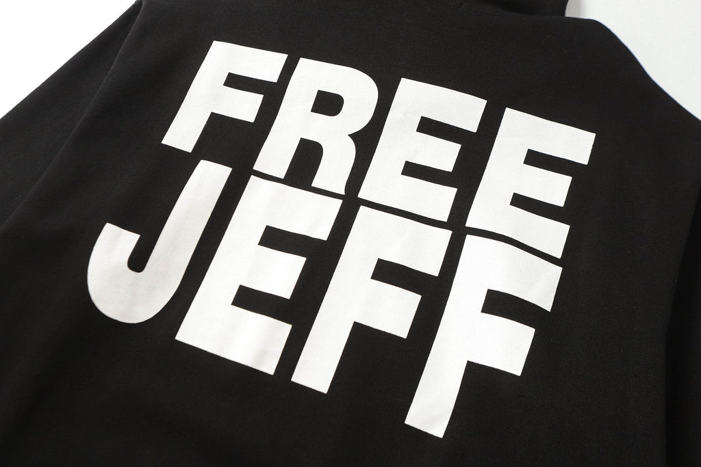 THAT'S A AWFUL LOT OF COUGH SYRUP Crucifixion Graphic Pullover Hoodie — detail