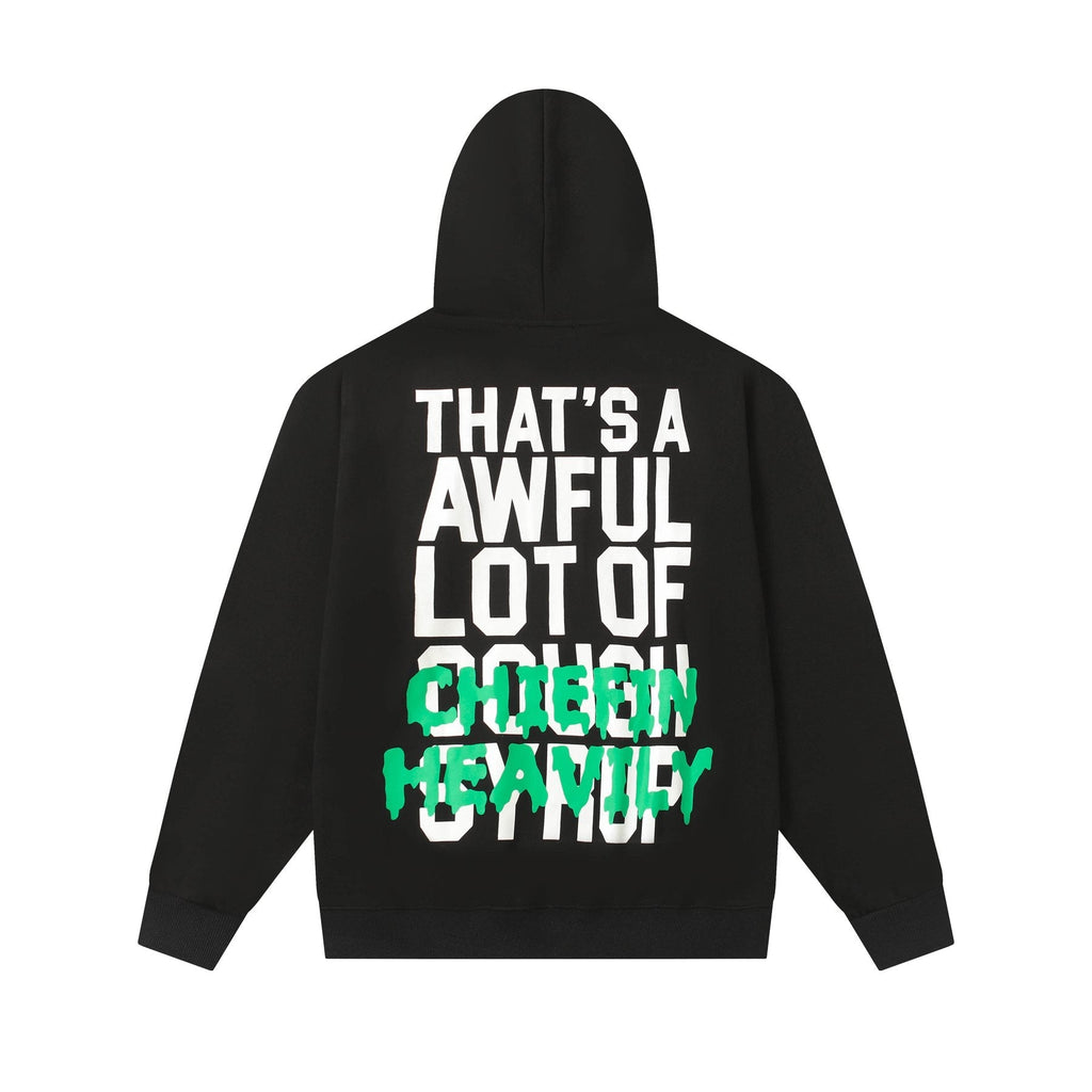 THAT'S A AWFUL LOT OF COUGH SYRUP Tomorrow Star Graphic Hoodie — back