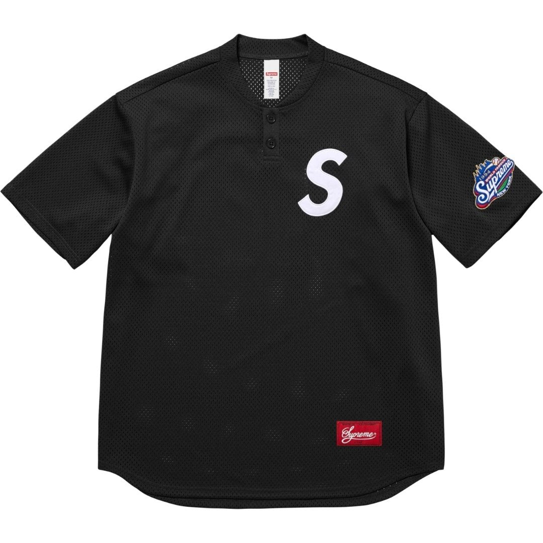 Supreme Back Number Baseball-Style Jersey T-Shirt — hero