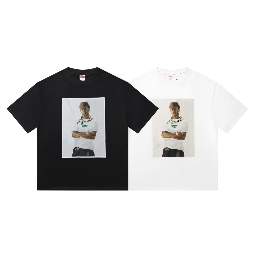 Supreme Tyler the Creator Portrait Graphic T-Shirt — comparison