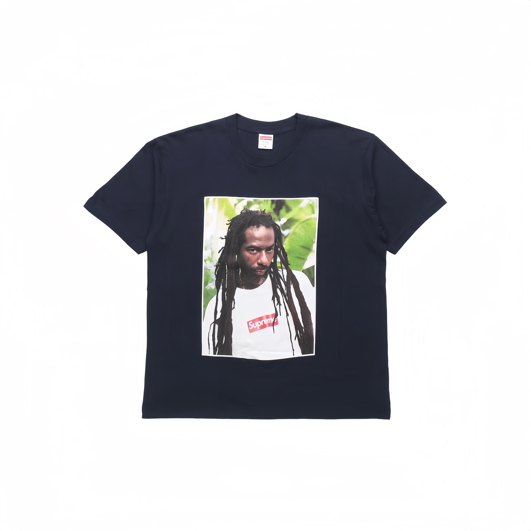 Supreme Buju Banton Portrait Graphic T-Shirt — front