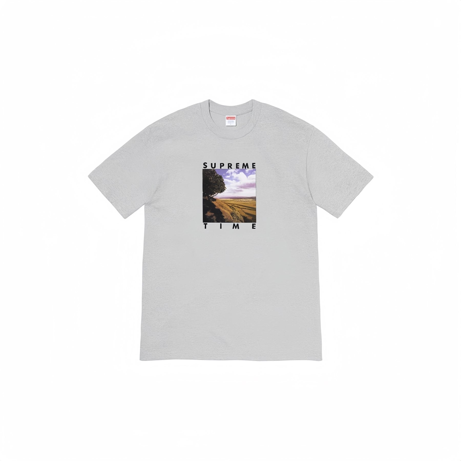 Supreme Time Landscape Graphic T-Shirt — front