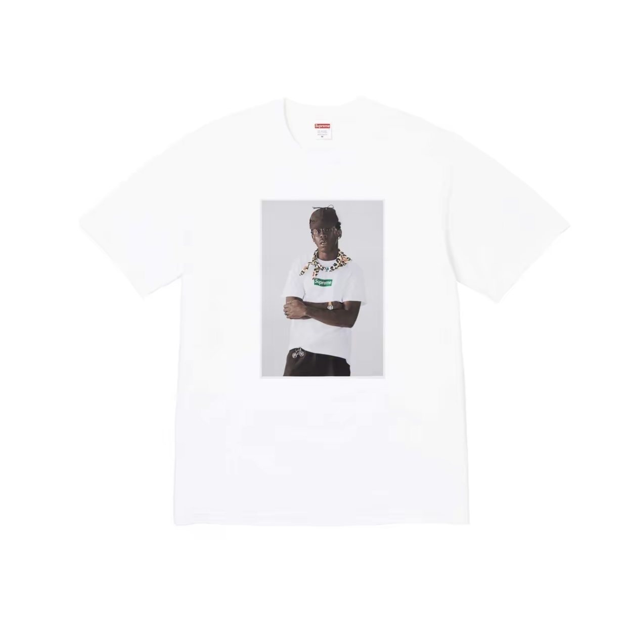 Supreme Tyler The Creator Portrait Graphic T-Shirt — front