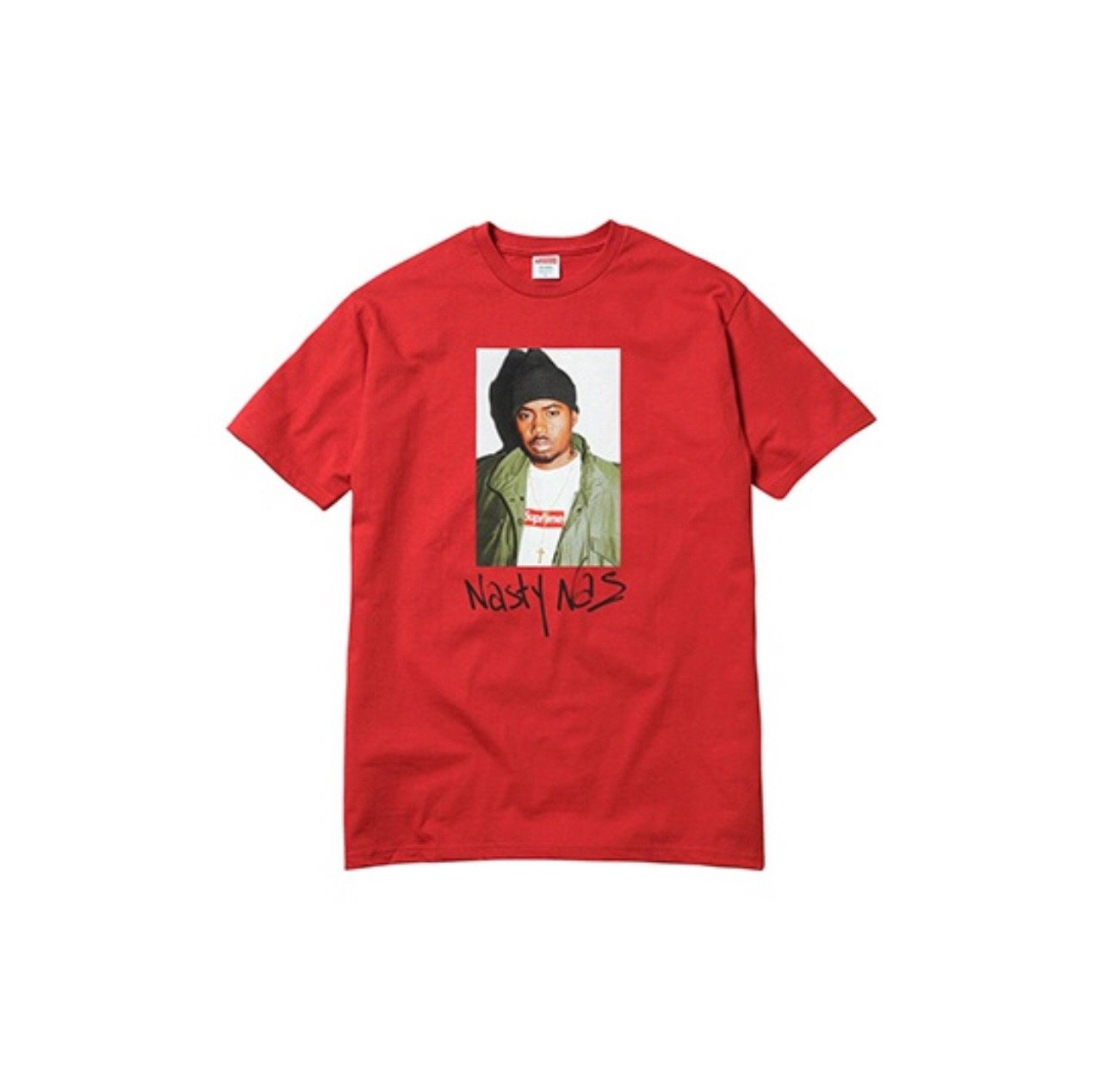 Supreme Nas Portrait Graphic T-Shirt — front