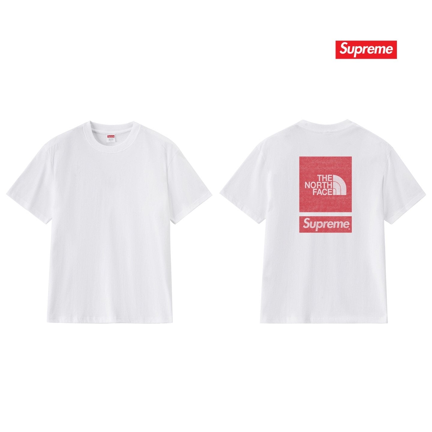 Supreme The North Face Back Logo Short-Sleeve T-Shirt — comparison