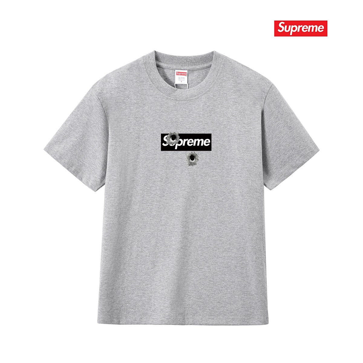 Supreme Bullet Hole Graphic T-Shirt — front