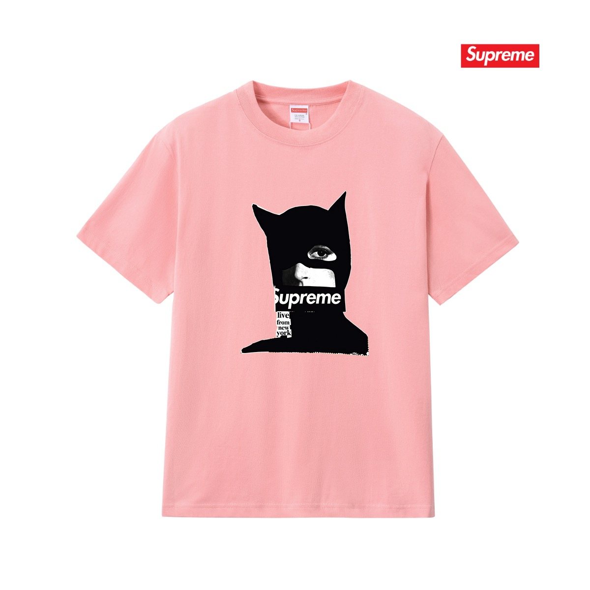 Supreme Cat Graphic Short-Sleeve T-Shirt — front
