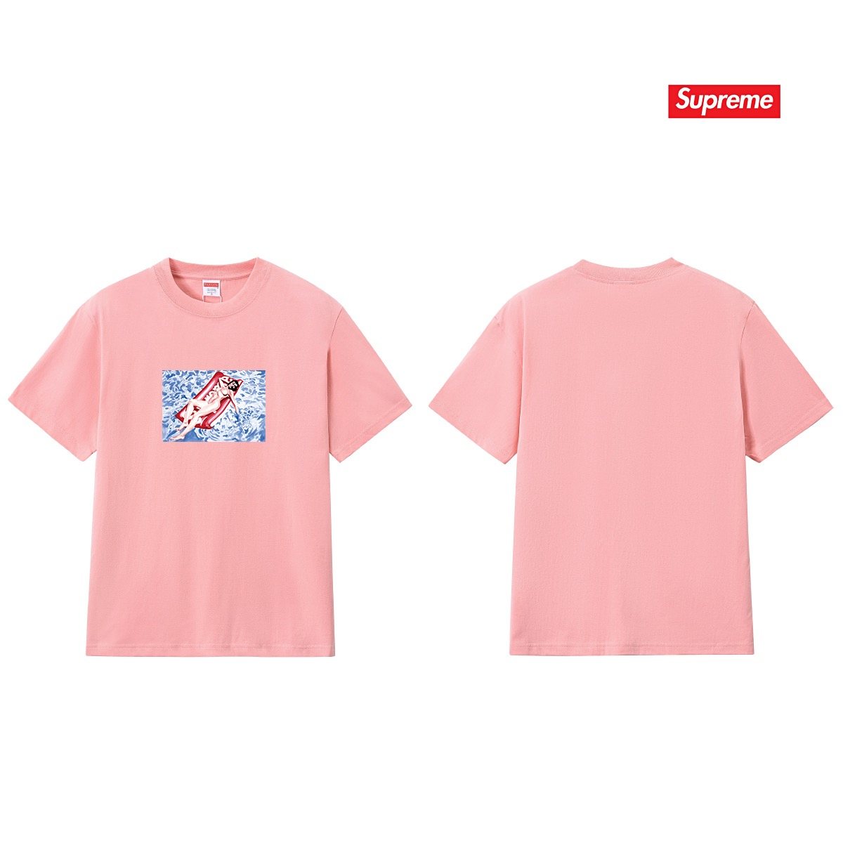 Supreme Rectangular Graphic T-Shirt — back